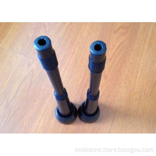 Black Rubber Teat Cup Liners For Milking Parlor / Milk Claw